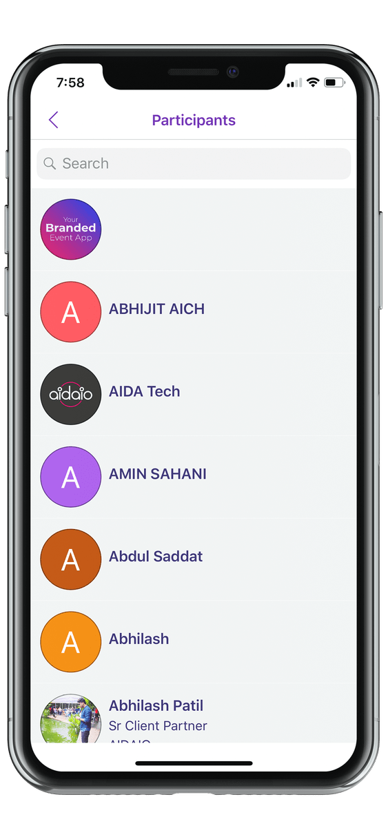 event app participants